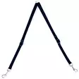 Duvo+ Nylondelare svart 40-70cm. - Hundkoppel - 5414365211639 - 1