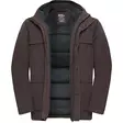 Jack Wolfskin BRANDENBURGER M Peat Vinterjacka S - Gröna / bruna rockar och västar - 4064886546539 - 2