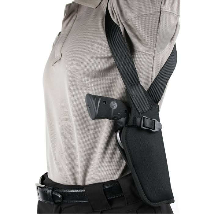 Blackhawk Nylon Axelhölster högrhänt Pistol 5,5"-6" - Vapenfodral och väskor - 648018100079 - 1