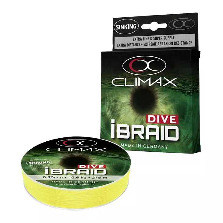 Climax iBraid Dive sjunkande Flätlina - Spunna linor - 3950001280949 - 1