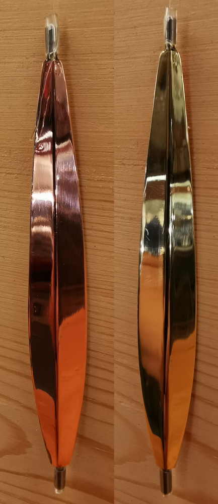 Hepu 100mm Glidpirk Koppar-Mässing / Kup-Mes - Pirkar och mormyskor - 3950001261979 - 1