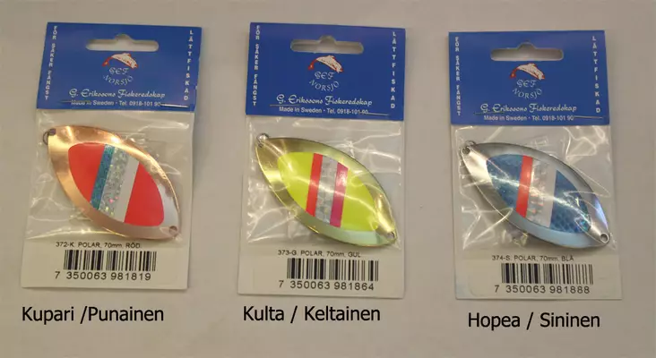 Lidmans Polar Rödingblänke 19g, 70 mm - Pirkar och mormyskor - 7350063981819 - 1