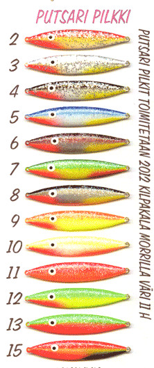 Putsari Pilkki 18g 79mm, balanspirk med tafs - Pirkar och mormyskor - 3950000105489 - 2