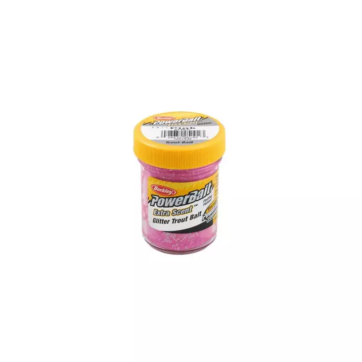 Berkley PowerBait Glitter Trout Bait Pink 50g Betspasta - Fiske agn - 028632022399 - 1