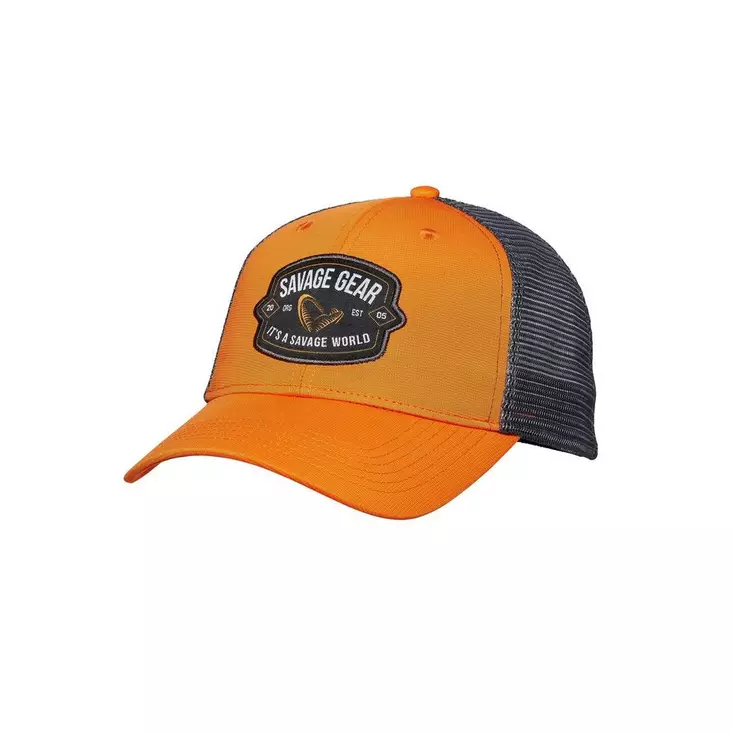 Savage Gear Badge Trucker-keps Orange - Hattar, mössor och kepsar - 5706301035189 - 1